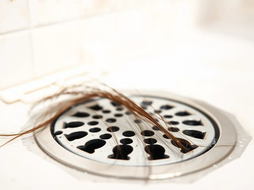 Jak odetkać prysznic z włosów?