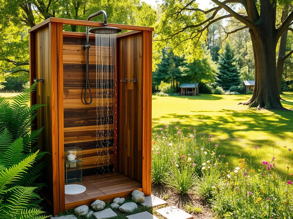 Jak zrobić prysznic na działce rekreacyjnej?