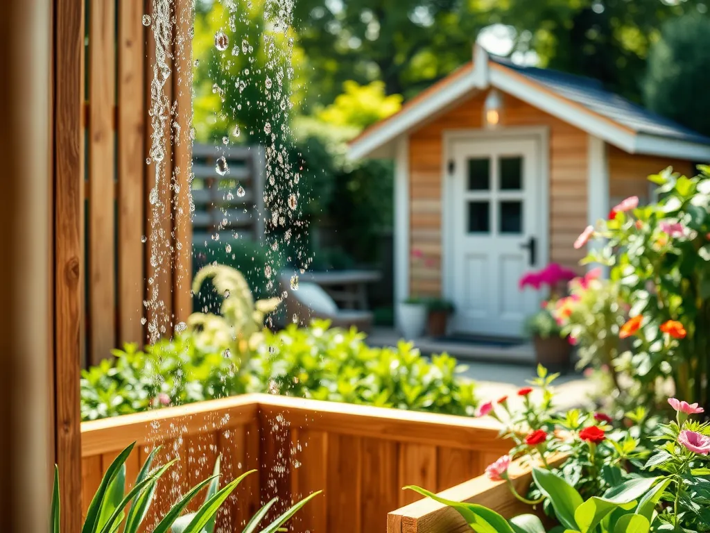 Jak zrobić prysznic do domku holenderskiego?