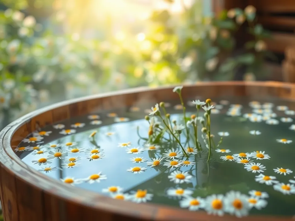 Kąpiel w rumianku – na co pomaga?