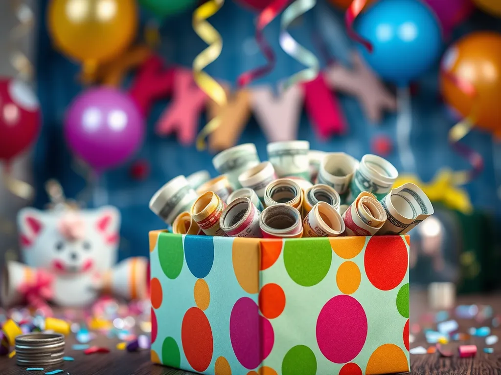 Jak śmiesznie zapakować pieniądze na prezent urodzinowy?