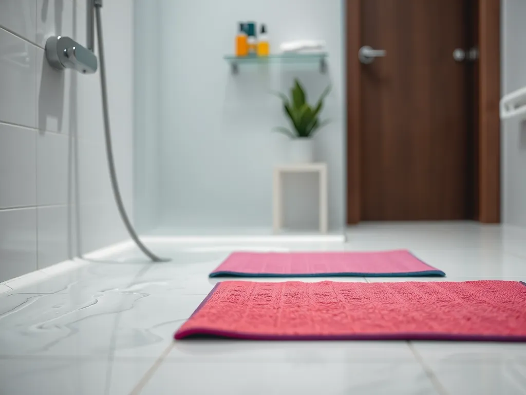 Co robić gdy wylewa się woda z prysznia bez brodzika?