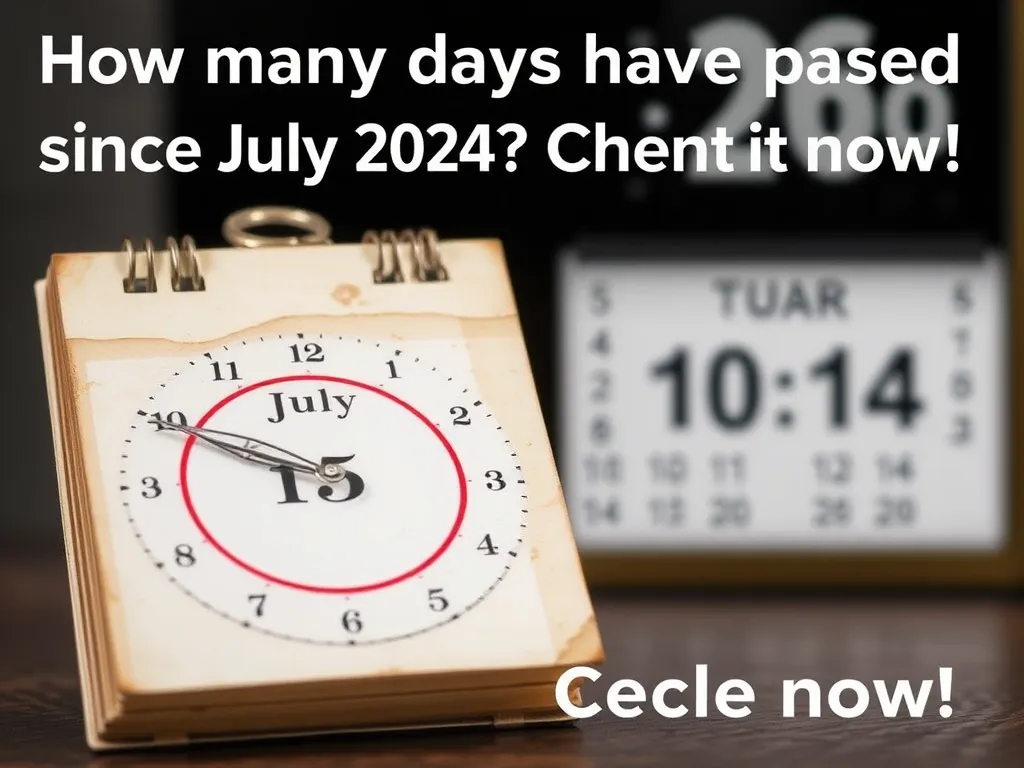 Ile dni minęło od 15 lipca 2024? Sprawdź to teraz!